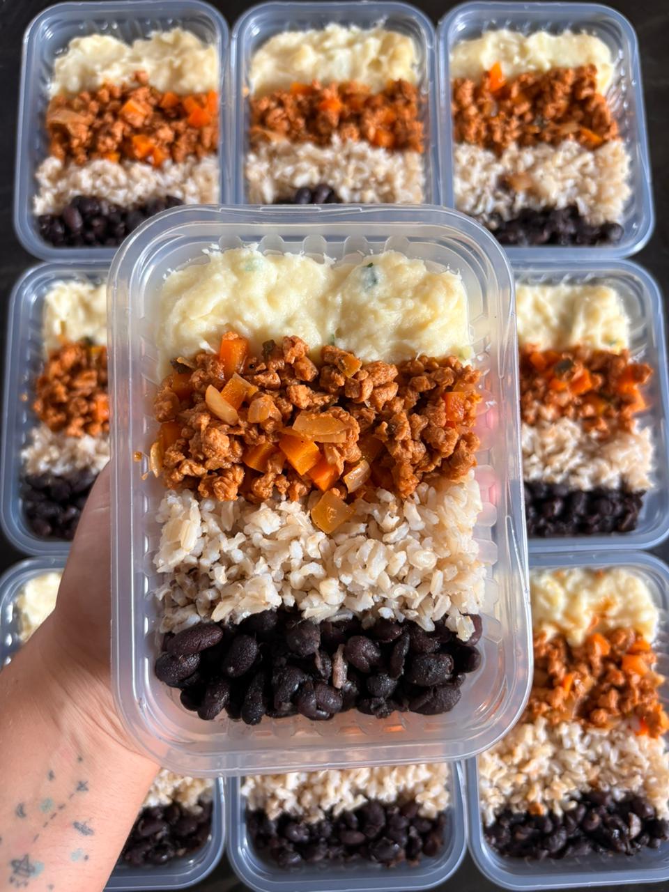 Proteína de Soja (PTS) c/ Purê de Batata